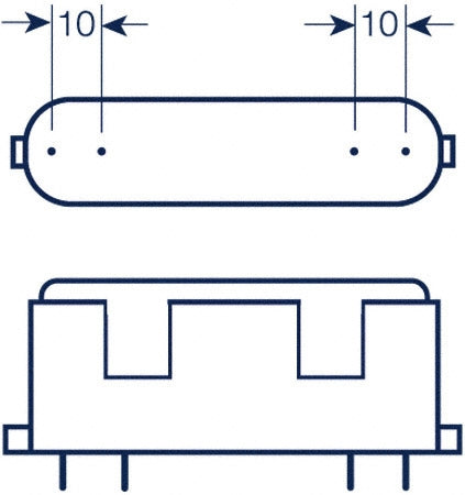 Kompaktlysrör PL-F 4-stift 2G10