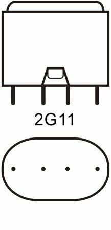 LED Kompaktlysrör 2G11