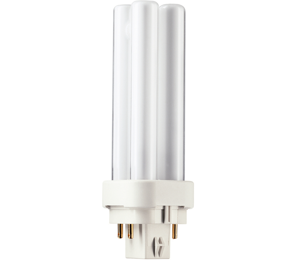 Kompaktlysrör PL-C D/E 4-stift G24q