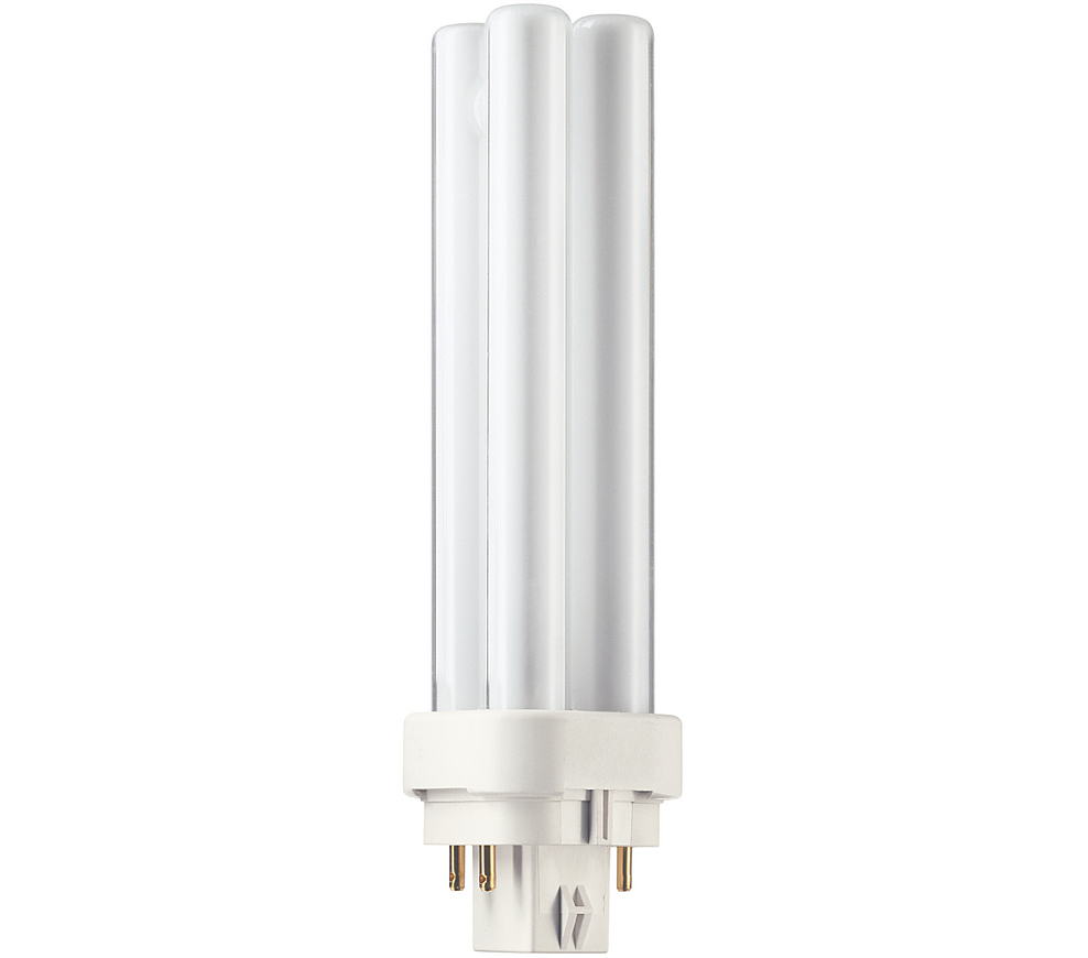 Kompaktlysrör PL-C D/E 4-stift G24q