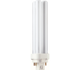 Kompaktlysrör PL-C D/E 4-stift G24q