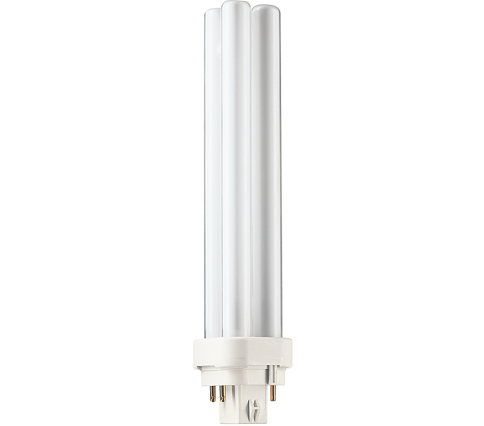 Kompaktlysrör PL-C D/E 4-stift G24q
