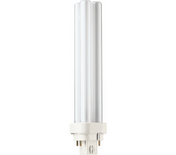 Kompaktlysrör PL-C D/E 4-stift G24q