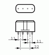 Kompaktlysrör PL-L 4-stift 2G11