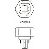 Kompaktlysrör PL-T/E 4-stift GX24q