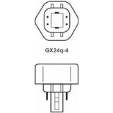 Kompaktlysrör PL-T/E 4-stift GX24q